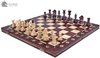 Afbeelding van het spelletje Sunrise-schaakbord met schaakstukken – Schaakspel -37x37cm. Luxe uitvoering