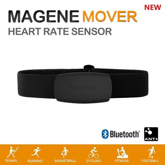 Magene - Hartslagmeter met borstband – Bluetooth Hartslagmeter borst -  Smart App | bol.com