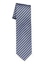 OLYMP stropdas - blauw-lichtblauw gestreept - Maat: One size