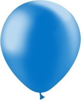 Blauwe Ballonnen Metallic 30cm 50st