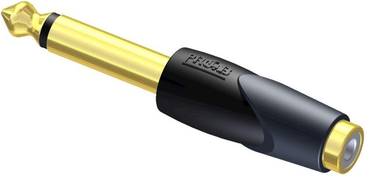 Procab CLP104 6,35mm Jack mono (m) - Tulp mono (v) audio adapter