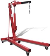 Hydraulische Inklapbare motorkraan 2 ton 88.2 kg - Motorblok Kraan - Garagekraan