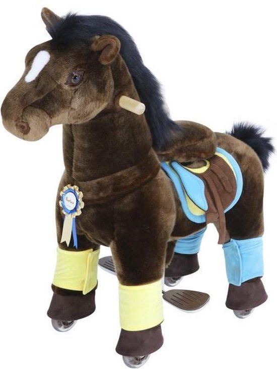 PonyCycle Luxe Speelgoed - Rijpaard Donkerbruin Klein K35 | bol.com
