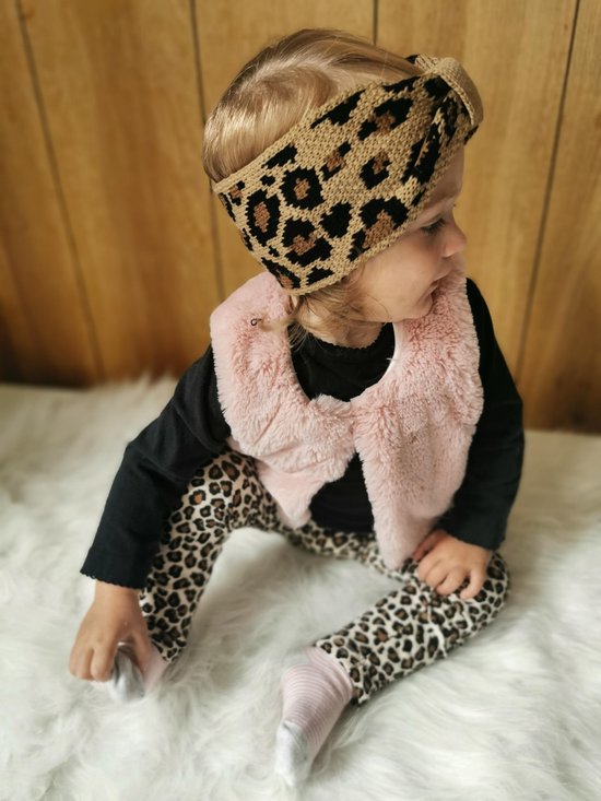 Luipaardprint Leopard | Winter Gebreide Haarband Hoofdband | Kinderen Dames Meisje | | bol.com
