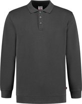 Tricorp Polo Sweater Boord 60°C Wasbaar 301016 Donker Grijs - Maat XXL