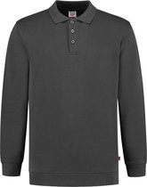 Tricorp Polo Sweater Boord 60°C Wasbaar 301016 Donker Grijs - Maat XS