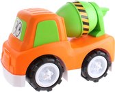 Let's Play Tekenfilmauto Betonwagen 30 Cm Jongens Oranje/groen