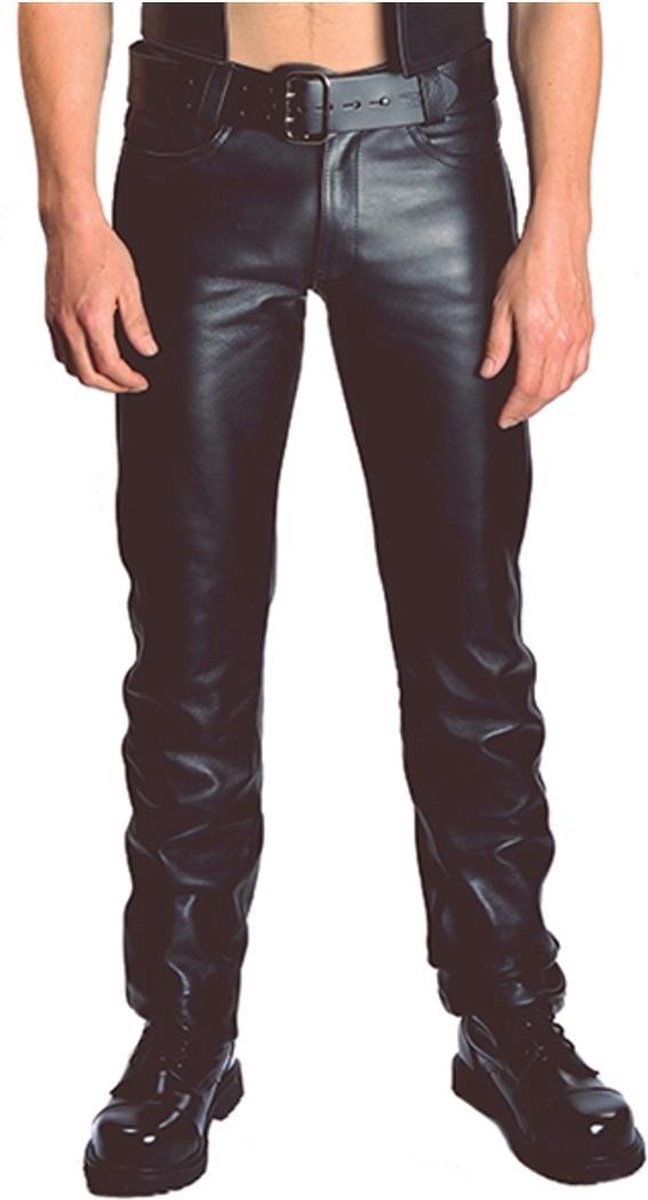 Mister b leather jeans buttons 29