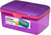 Sistema Lunchbox 2L Quaddie - Paars/Gekleurd