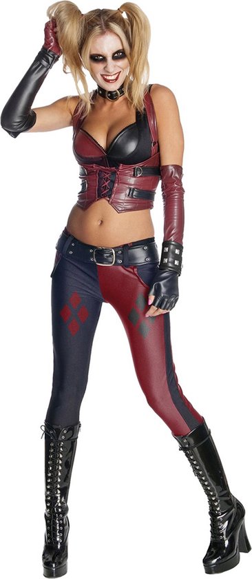 Voorlopige onderdelen zone RUBIES FRANCE - Harley Quinn Batman Arkham City kostuum voor vrouwen - XS |  bol.com