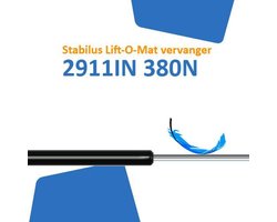 Vervanger voor Stabilus Lift-O-Mat 2911IN 0380N gasveer | bol.com