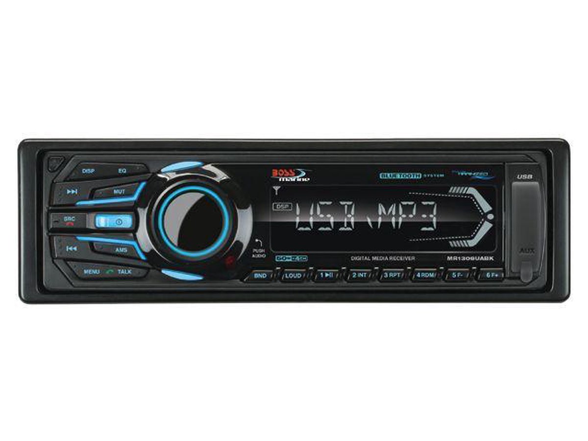 Boss Marine Radio MR1308UAB  Zwart