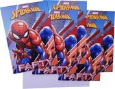 Uitnodigingen Marvel's Spiderman 5 stuks