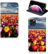Geschikt voor iPhone 11 Pro Max Smart Cover Tulpen