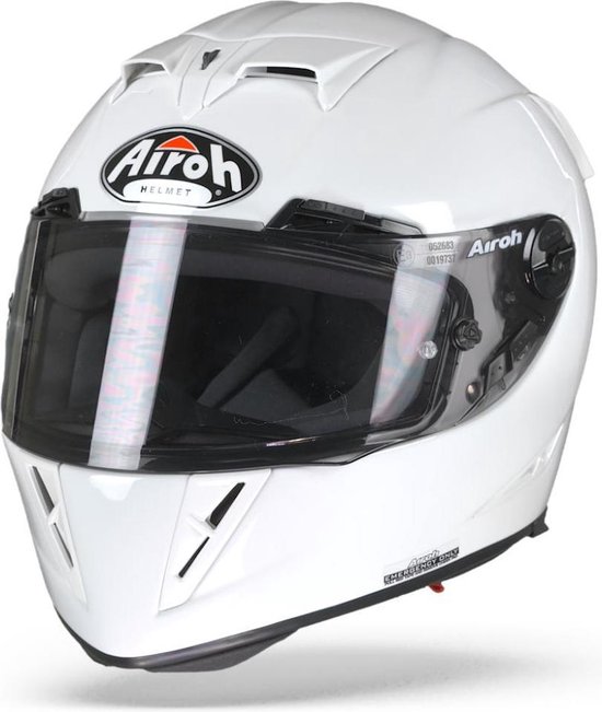 WESTT Torque X Integraalhelm voor motorfiets, wit, opvouwbare motorhelm, schokbestendige motorhelm, integraalhelm voor heren en dames, scooterhelm, ECE- gecertificeerd, maat L (59-60cm