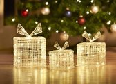 Nampook Kerstverlichting Geschenkdozen - 90 LED - 3 stuks met verschillende maten
