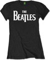 The Beatles - Drop T Logo Dames T-shirt - S - Zwart
