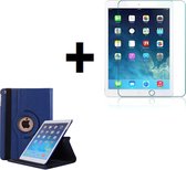 iPad Air 2019 hoesje - 10.5 inch - iPad Air 2019 Screenprotector - Bookcase Tablet hoesje Blauw + Screenprotector