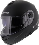 LS2 FF325 Strobe Solid systeemhelm - Motorhelm - Mat zwart - Maat XS