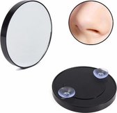 Agrandir Miroir grossissement 2x - 2 ventouses - diamètre 14 cm - Noir