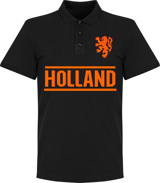 Holland Team Polo Shirt - Zwart - 5XL | bol.com