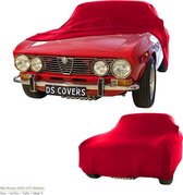 BOXX indoor autohoes van DS COVERS – Indoor – Bescherming tegen stof en vuil – Coupé/Sedan-Fit – Extra zachte binnenzijde – Stretch-Fit pasvorm – Incl. Opbergzak - Rood - Maat S