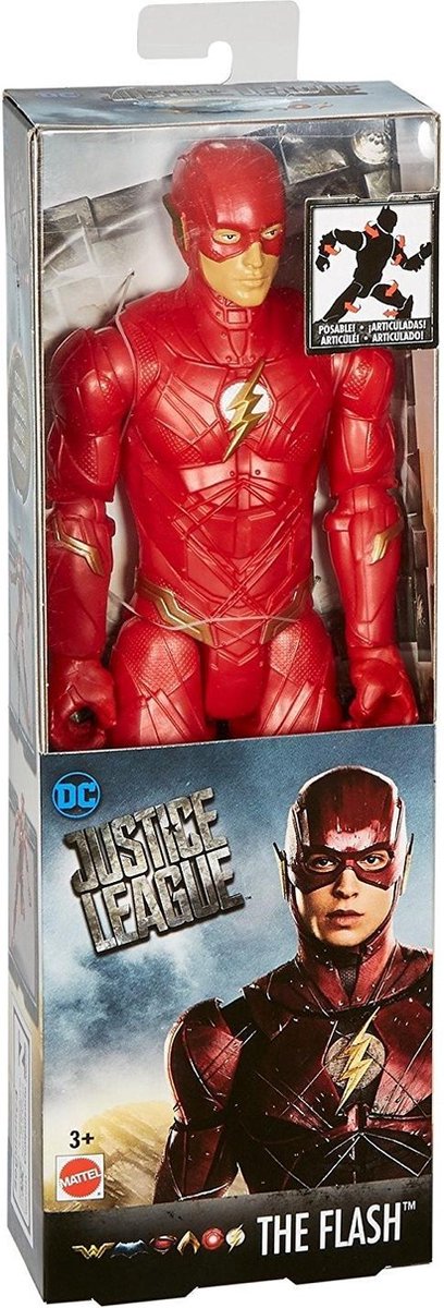 Mattel DC Justice League True-Moves Series The Flash Figure, 30cm | bol.com