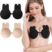 Bunny Plak BH met Clip |Strapless Push-up Effect | Zelfklevende Borst Lift | Onzichtbaar & Herbruikbaar| Cup A B C