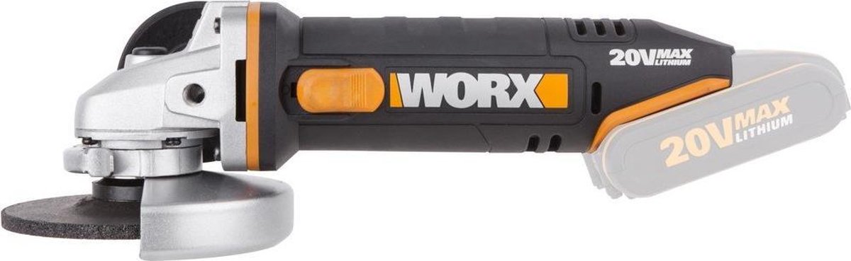 joggen Gelukkig is dat industrie WORX Accu haakse slijper WX800.9 (zonder accu) | bol.com