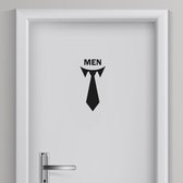 Toilet sticker Man 5 | Toilet sticker | WC Sticker | Deursticker toilet | WC deur sticker | Deur decoratie sticker