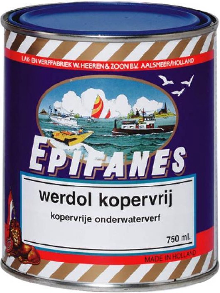 Epifanes Werdol kopervrij Blauw 750 ml