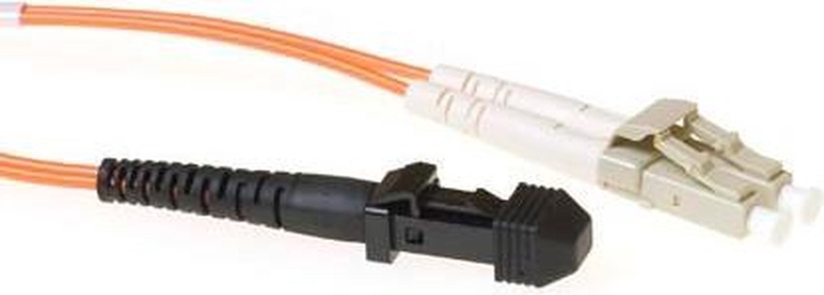 ACT 5 meter LSZH Multimode 62.5/125 OM1 glasvezel patchkabel duplex met MTRJ en LC connectoren