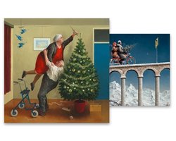 Kaarten - Kerst - Marius van Dokkum - Kerstkaarten - 10st met envelop