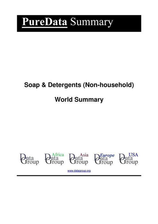 PureData World Summary 4837 - Soap & Detergents (Non-househo ... - cover