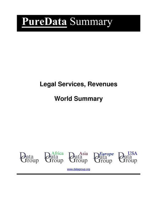 PureData World Summary 4415 - Legal Services, Revenues World ... - cover