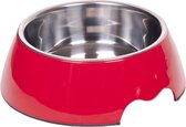 Nobby eetbak Nobly - melamine - rood - 160 ml