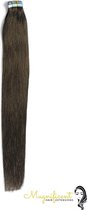 Tape Hairextensions "Zwart" 100 % echt haar 51 cm 20 stuks per set