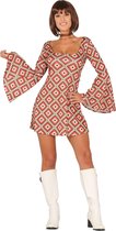 FIESTAS GUIRCA, S.L. - Psychedelisch ruiten disco kostuum voor vrouwen - M (38)