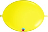 Doorknoopballonnen Quicklink Q12 Yellow 33 cm (50 stuks)