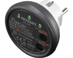 VOLTCRAFT VC40 Stopcontacttester CAT II 300 V