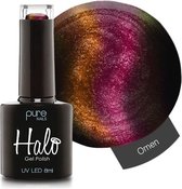 Halo Gel Polish Omen (5 D Cat Eye) - Cat Eye Gellak zorgt voor een heel bijzondere uitstraling - zowel voor de professional als voor thuis