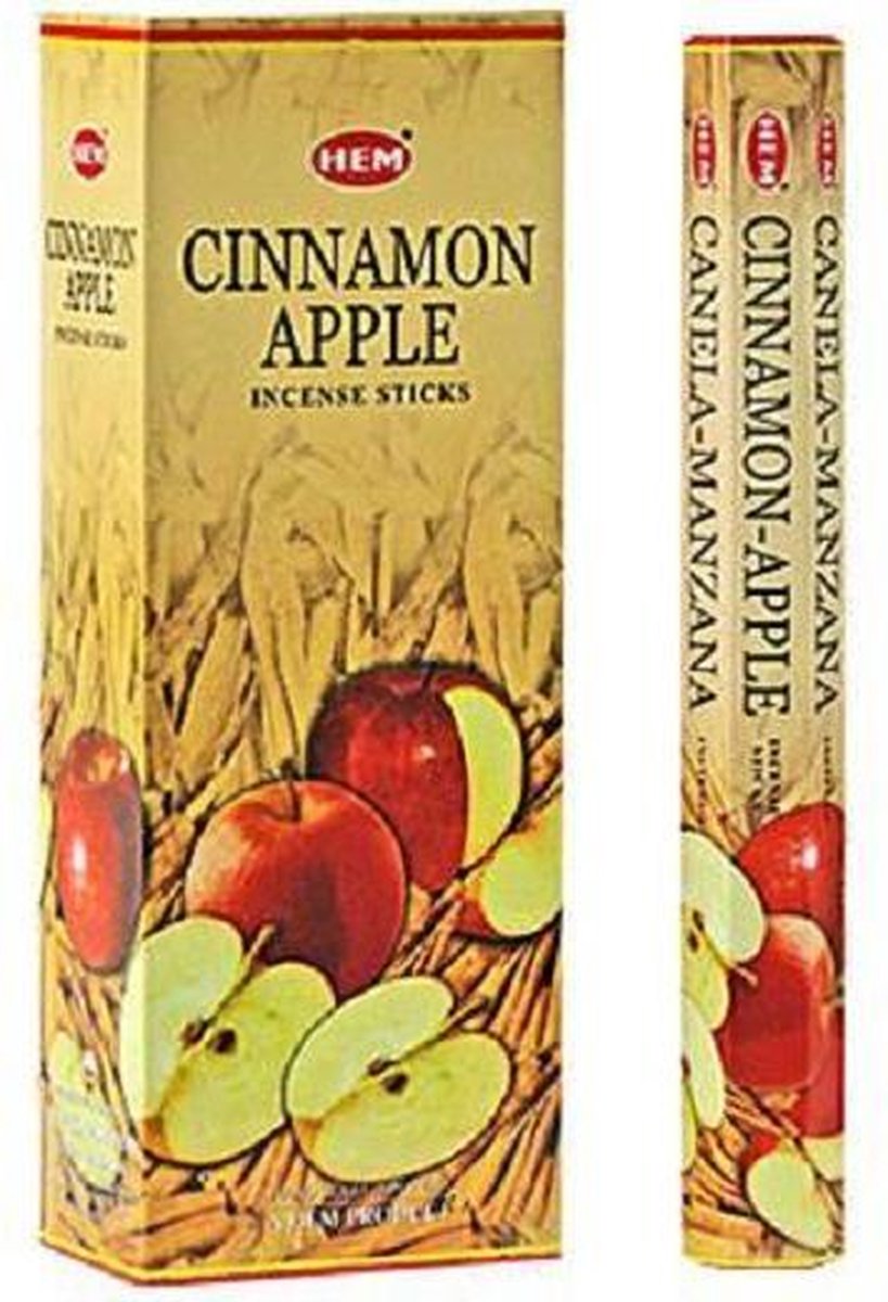HEM Wierook - Cinnamon Apple - Slof (6 pakjes/120 stokjes)