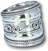 Zilveren ring Bali Beauty