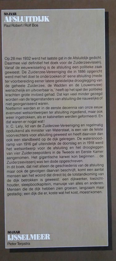 Vijftig jaar afsluitdijk