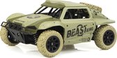 HB Toys DK1803 - 2.4GHz 4WD Racing Rally 1:18 - 25KM/U - RC auto - Radiografisch Bestuurbaar - Legergroen