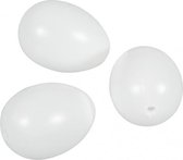 Plastic (paas) eieren 6 cm