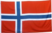 Trasal - vlag Noorwegen - noorse vlag - 150x90cm