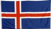 Trasal - vlag Ijsland - ijslandse vlag - 150x90cm