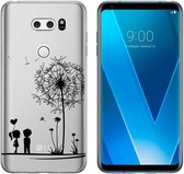 MP Case TPU case Love print voor LG V30 -Achterkant / backcover