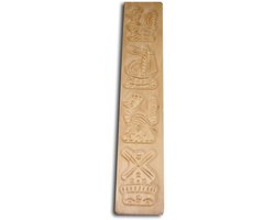 Speculaasplank 4-fig. 38x8cm